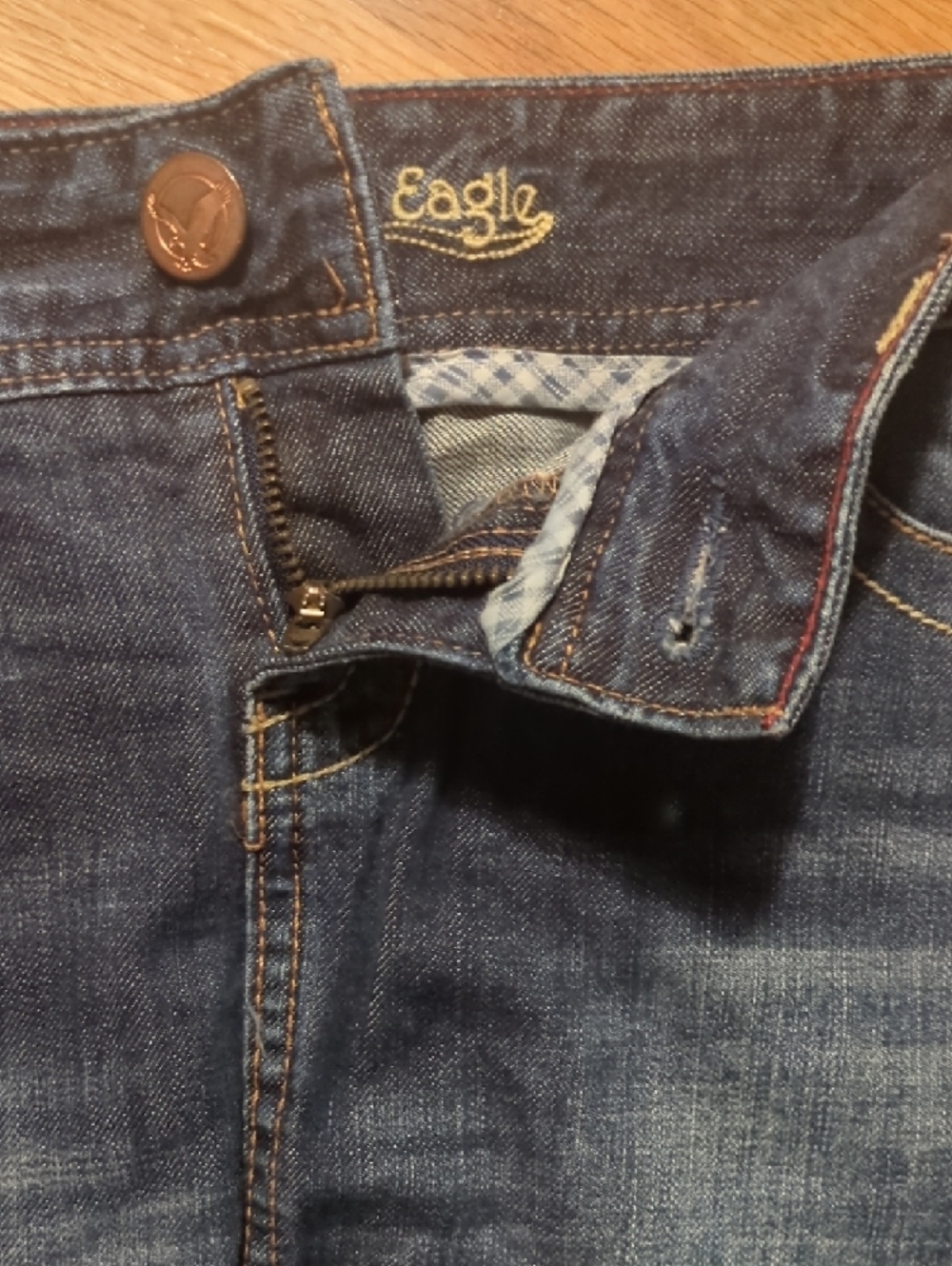 American Eagle Outfitters Dark Blue Denim Skirt - Picture 12 of 12